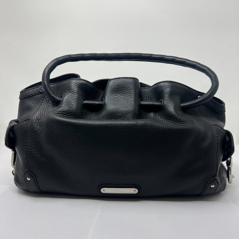 Cole Haan Small Bucket Tote Village Shoulder Bag Leather Black VTG‎ NWT